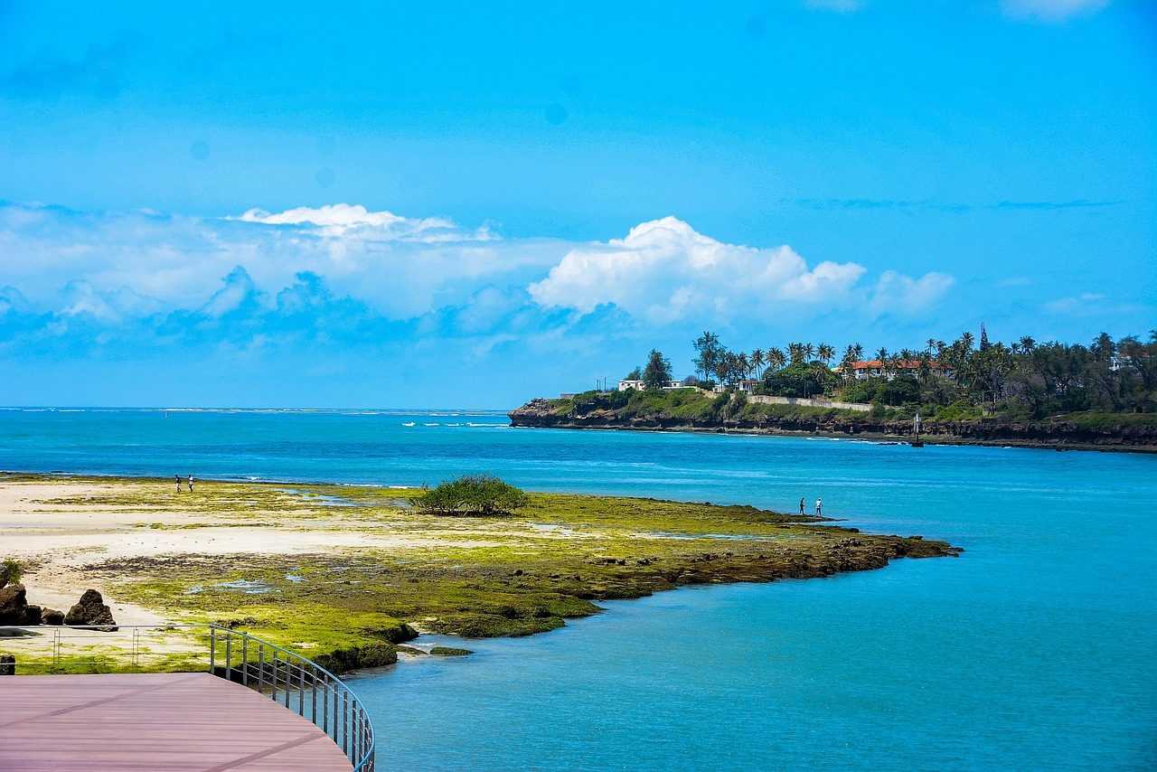 Mombasa blue waterbody views