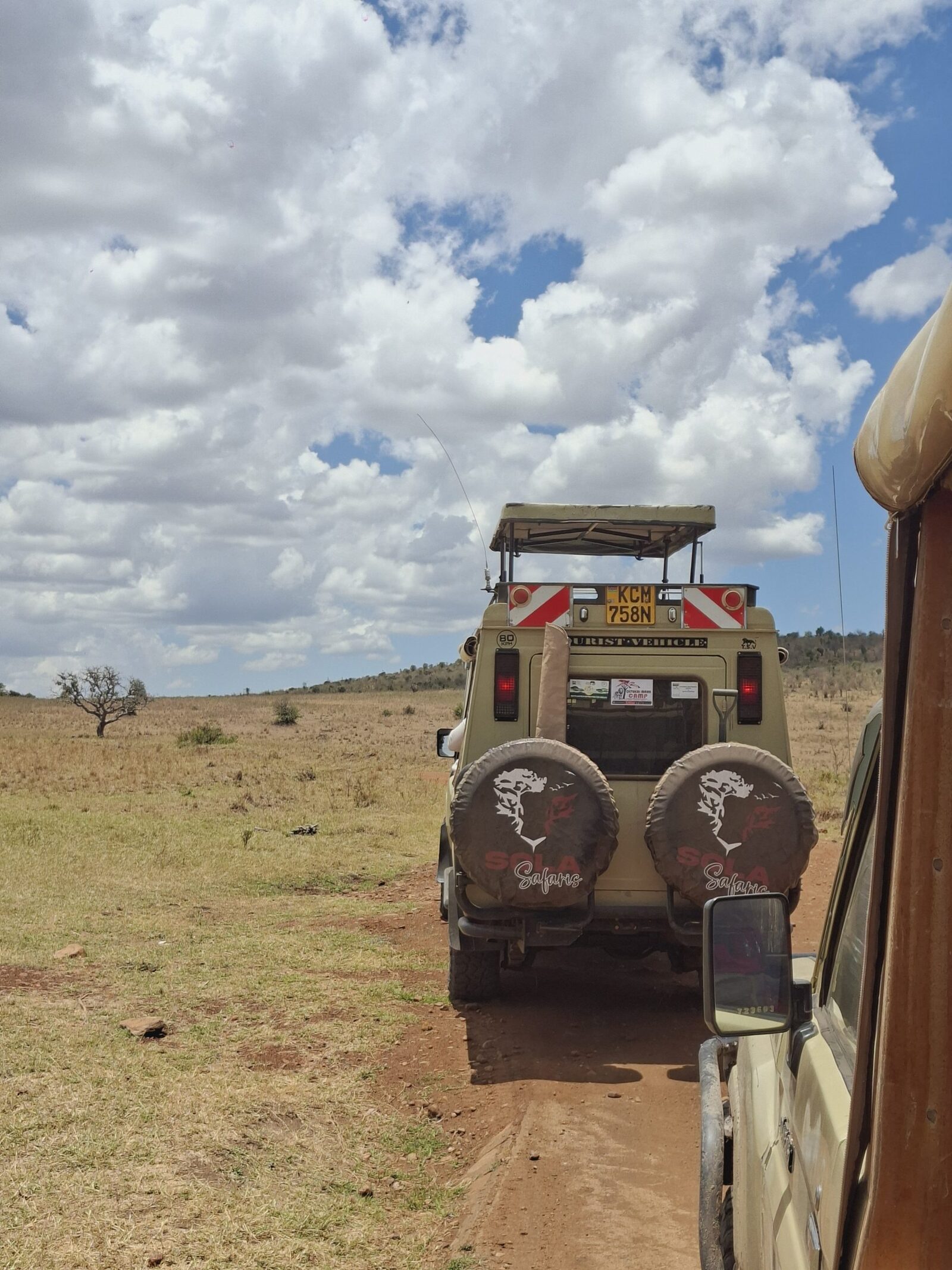Sola Safaris Vehicle with guests